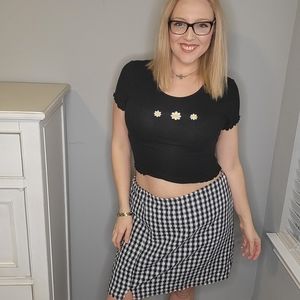 American Eagle Outfitters Gingham Skirt